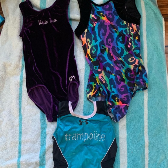 GK LEOTARD BUNDLE - BLUES - Picture 1 of 6